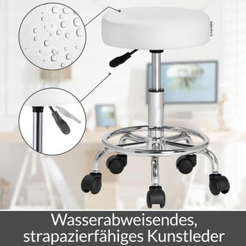 Rolkruk Hoogte Verstelbaar Wit 360° (Kantoor inrichting), Verzenden, Nieuw in verpakking