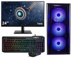 AMD Ryzen 7 5700G 8-Core Budget Game PC SET met RGB LED v..., Ophalen of Verzenden, Nieuw