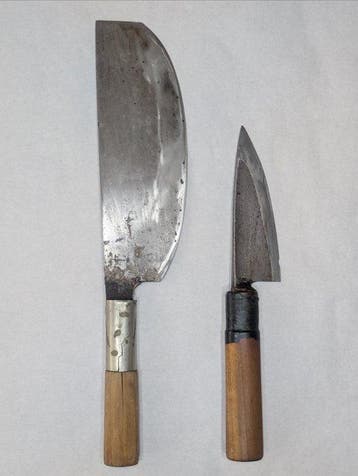Keukenmes - Staal, Hout - Japan - Traditionele Japanse