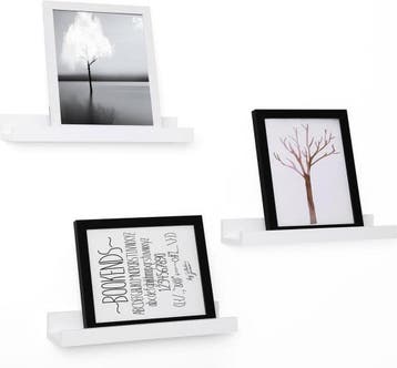 Vrijhangende boekenplanken - set van 3 - zwevende planken -, Verzenden, Nieuw