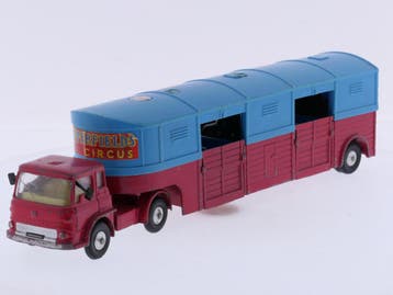 Schaal 1:50 Corgi Major Toys 1130 trekker met paardentrai..., Ophalen of Verzenden, Gebruikt, Corgi