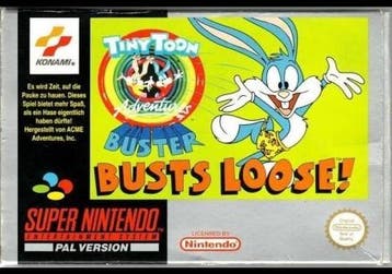 Tiny Toon Adventures Buster Busts Loose Lelijk Eendje iDEAL, Ophalen of Verzenden, Gebruikt