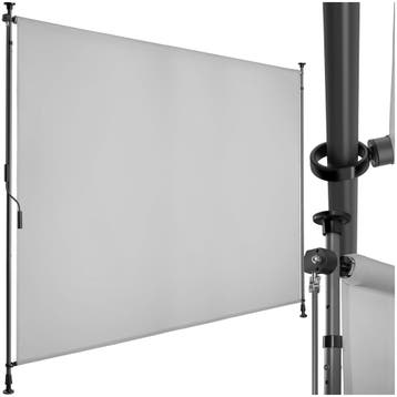 Zonnescherm Taija met handslinger - 200 x 310 cm, lichtgrijs, Verzenden, Nieuw