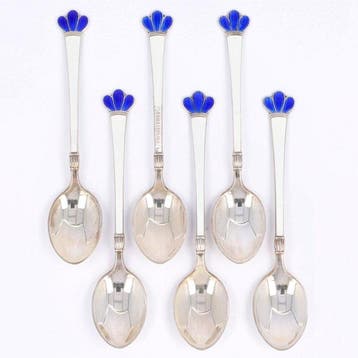 Egon Lauridsen (ELA) Sterling - Theelepel (6) - .925 zilver