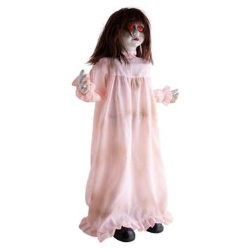 Animatronic Halloween Decoratie Peek A Boo Girl 80cm, Verzenden, Nieuw, Overige typen