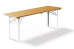 Biertafel 220 x 70cm | Kwaliteits biertafelset, Tuin en Terras, Ophalen of Verzenden, Nieuw