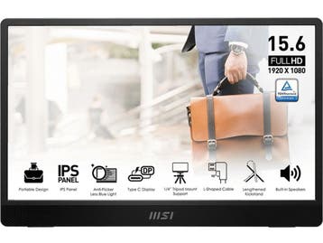 MSI PRO MP161 E2 - 15,6 Full HD IPS Monitor - 1920x1080 -, Computers en Software, Verzenden, Nieuw, MSI