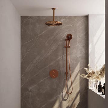 Brauer Copper Carving Thermostatische Regendoucheset Inbouw, Ophalen of Verzenden, Nieuw