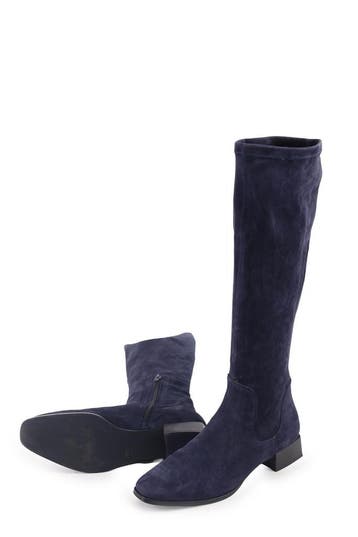 Notre-V Laarzen in maat 40 Blauw, Gedragen, Hoge laarzen, Notre-V, Verzenden