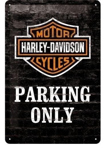 Harley-Davidson parking only reclamebord, Verzamelen, Merken en Reclamevoorwerpen, Nieuw, Ophalen of Verzenden