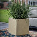 Cube XS 30x30x30 cm Cream, Tuin en Terras, Verzenden, Nieuw, Vierkant, Beton