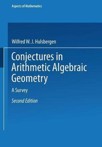 9783663095071 Conjectures in Arithmetic Algebraic Geometry, Boeken, Verzenden, Nieuw, Wilfred W. J. Hulsbergen