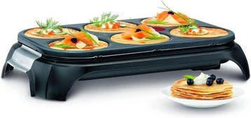 Tefal Crepparty PY558813 - Inox & Design - Pannekoekenplaat, Verzenden, Nieuw