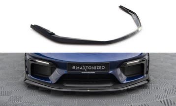 Voorspoiler Porsche 718 Cayman GT4 RS Maxton Glans Zwart, Ophalen of Verzenden, Nieuw