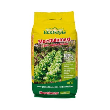 ECOstyle Moestuinmest 8 kg (100 m²), Verzenden