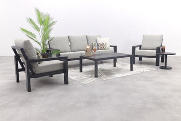 VDG Verano/Atlanta stoel-bank loungeset (4-delig)-Royal, Verzenden, Nieuw, Overige materialen, Loungeset