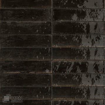 Ragno Look Nero handvorm tegels 6x24 cm langwerpig, Verzenden, Nieuw