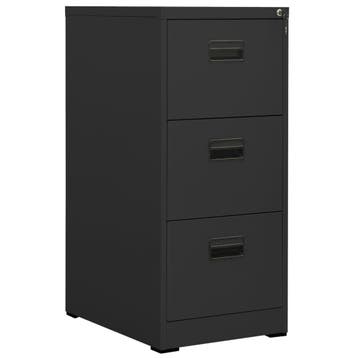 vidaXL Archiefkast 46x62x102,5 cm staal antracietkleurig, Verzenden, Nieuw