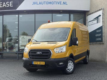 Ford Transit 350 2.0 TDCI L3H2*A/C*CRUISE*HAAK*CAM*STOELVERW, Stof, Gebruikt, Euro 6, Ford