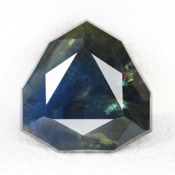 Zonder minimumprijs - 1 pcs Groen, Blauw Saffier - 1.92 ct -, Nieuw