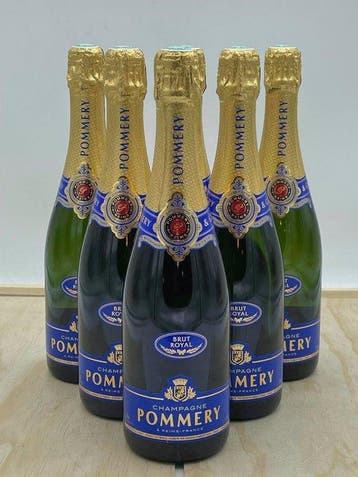 Pommery, Brut Royal - Champagne Brut - 6 Flessen (0.75, Nieuw