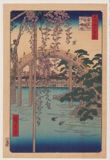 One Hundred Famous Views of Edo: Precincts of Kameido Tenjin