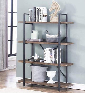 2dekans | Wandkast boekenkast Stoer - industrieel design -, Ophalen of Verzenden, Zo goed als nieuw