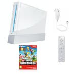 Nintendo Wii Wit + Controller (Mario Bros Bundel), Spelcomputers en Games, Ophalen of Verzenden, Zo goed als nieuw