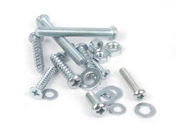 Schroeven Moeren Ringen Set 450 stuks - HAS12, Ophalen of Verzenden, Nieuw