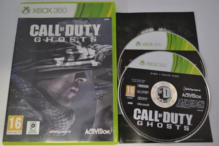 Call of Duty Ghosts (360), Spelcomputers en Games, Games | Xbox 360, 1 speler, Zo goed als nieuw, Verzenden