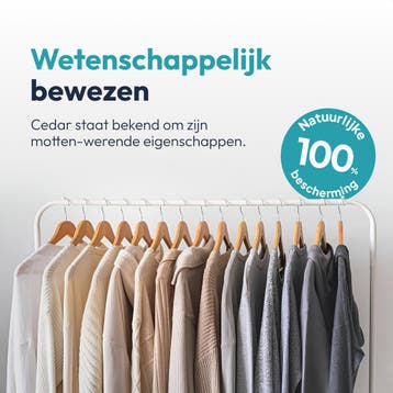 lluux Cederhouten Set 108 Stuks – inc. lavendel tegen, Verzenden, Nieuw