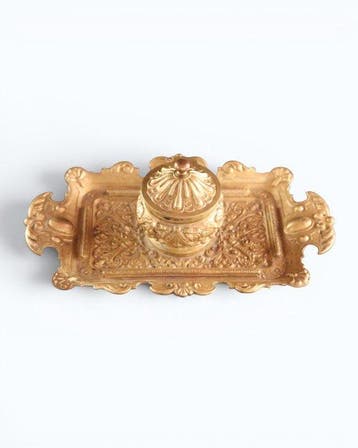 Antieke bronzen - Inktpot - Brons
