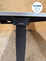 Steelcase Ology zit-sta bureau - 160x80 - Zwart/antracie..., Zakelijke goederen, Kantoor en Winkelinrichting | Kantoormeubilair en Inrichting