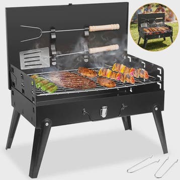 Draagbare Opvouwbare Mini BBQ Grill - Compact en Ideaal voor, Verzenden, Nieuw