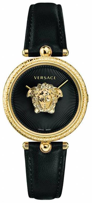 Versace VECQ00118 Palazzo dames horloge 34 mm, Overige merken, Staal, Verzenden, Polshorloge