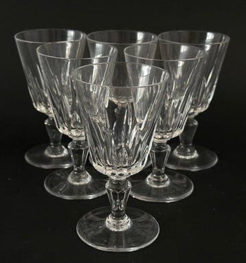 Baccarat Set 6 Bicchieri Liquore in Cristallo Baccarat -