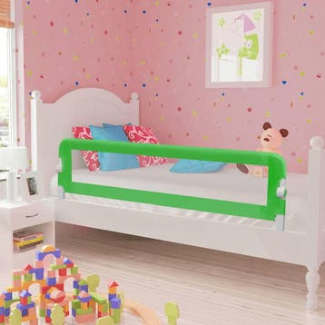 vidaXL Bedhekje peuter 150x42 cm groen, Verzenden, Nieuw