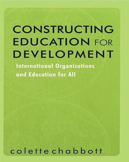 Constructing Education For Development - Colette Chabbott, Boeken, Taal | Engels, Gelezen, Verzenden