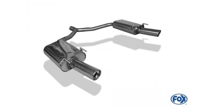 FOX Opel Vectra C Caravan einddemper rechts/links single flo, Auto-onderdelen, Uitlaatsystemen, Nieuw, Verzenden