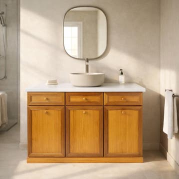 Badkamermeubel | Vintage | Teak |  4272, Minder dan 50 cm, 75 cm of meer, Ophalen of Verzenden, Zo goed als nieuw