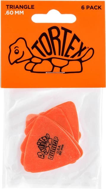 Jim Dunlop 431P060 Tortex bas plectrum 0.60 mm 6-pack, Muziek en Instrumenten, Instrumenten | Toebehoren, Ophalen of Verzenden