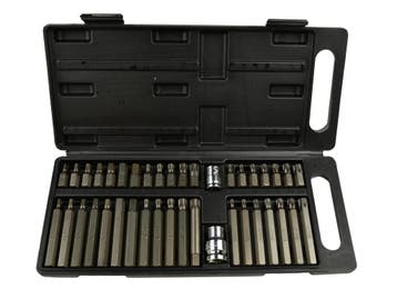 Torx En Inbus En Spline Bitten Set - 40 Delig - Torxbit - In, Ophalen of Verzenden, Nieuw