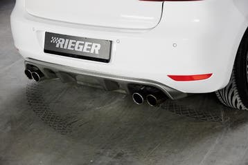 Rieger diffuser | geschikt voor VW Golf 6 VI 2008-2012 | ABS, Verzenden, Nieuw, Volkswagen
