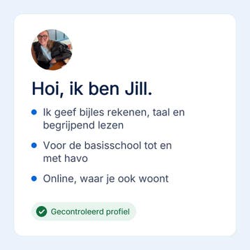 Jill geeft online bijles rekenen en taal, Diensten en Vakmensen, Privéles, Bijles