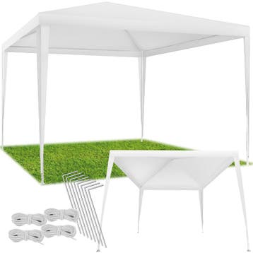 Paviljoen Farah, waterdicht, steeksysteem, 3x3m - wit, Tuin en Terras, Partytenten, Verzenden, Nieuw