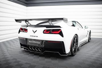 Maxton Carbon Spoiler met beugels Chevrolet Corvette, Verzenden