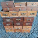 Ladekast (22) - Hout, Messing - Lot 22 - ladekasten Art Deco