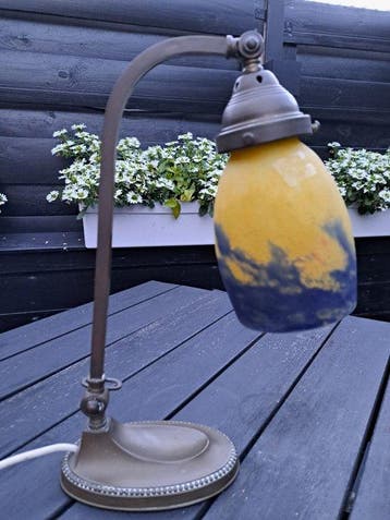 Bureaulamp - Bureaulamp - Pâte de verre - glaspasta, Nieuw