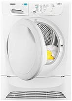 Zanussi ZDP7203PZ - Condensdroger - 7 kg - Uitgestelde Start, Ophalen of Verzenden, Zo goed als nieuw, Voorlader, 85 tot 90 cm
