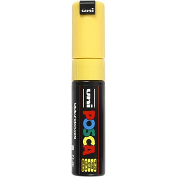 Posca Marker, afm PC-8K, lijndikte 8 mm, breed, geel, 1 stuk, Nieuw